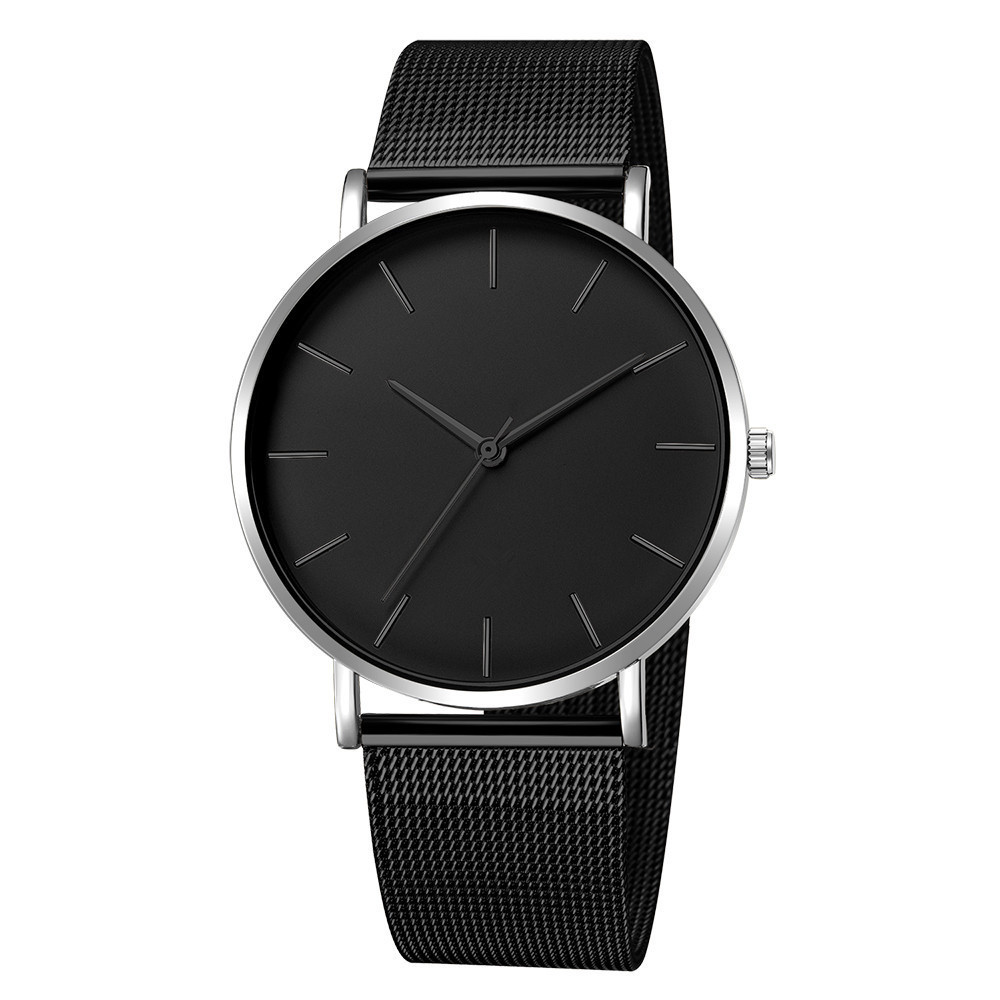 Scale Mesh Belt Quartz Men's Casual Quartz Watch