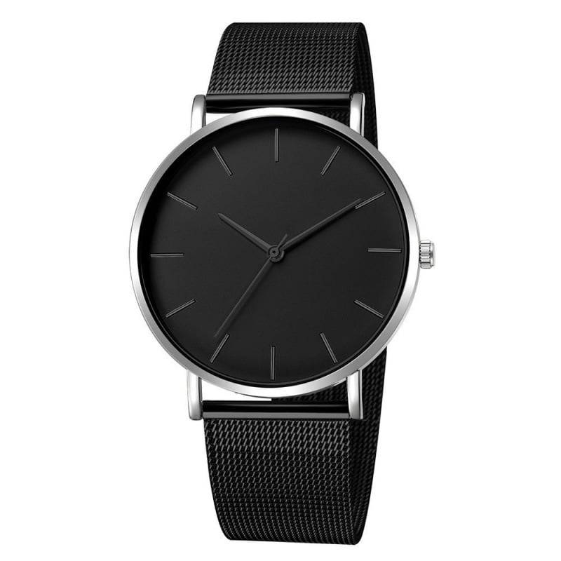 Wish New Popular Simple Business Mesh Belt  Quartz  Men's Watch