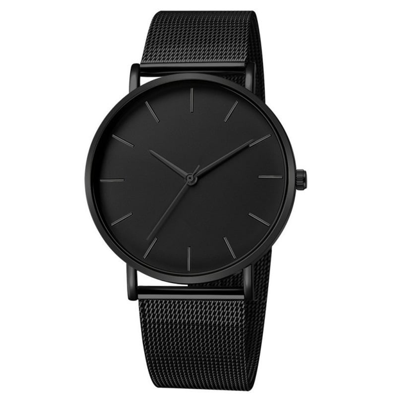 Scale Mesh Belt Quartz Men's Casual Quartz Watch