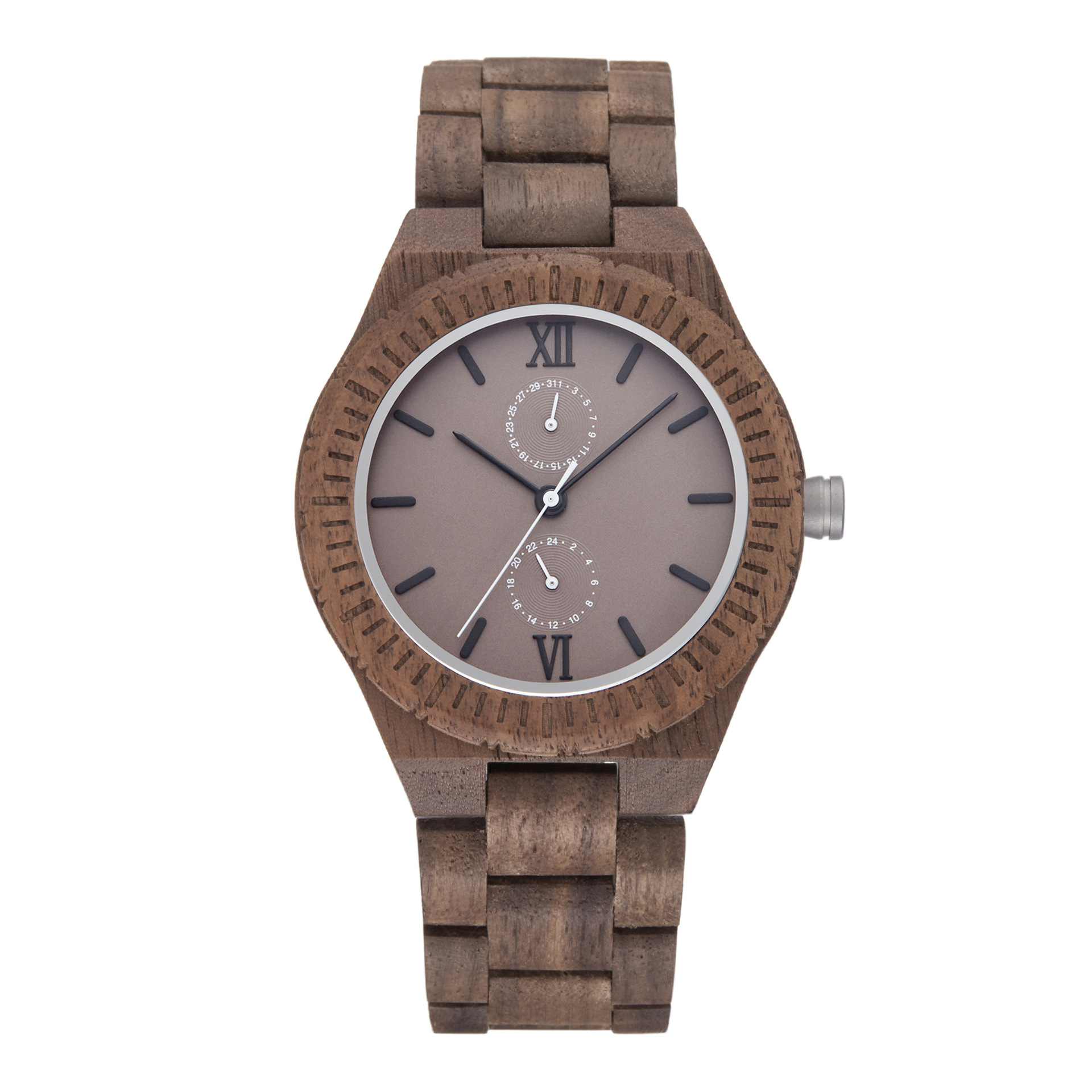 Men's Multifunctional Wooden Watch Sandalwood Quartz Wooden Watch